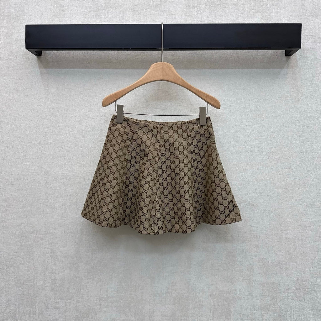 GUCCI 26S PLEATED MINI SKIRT 356