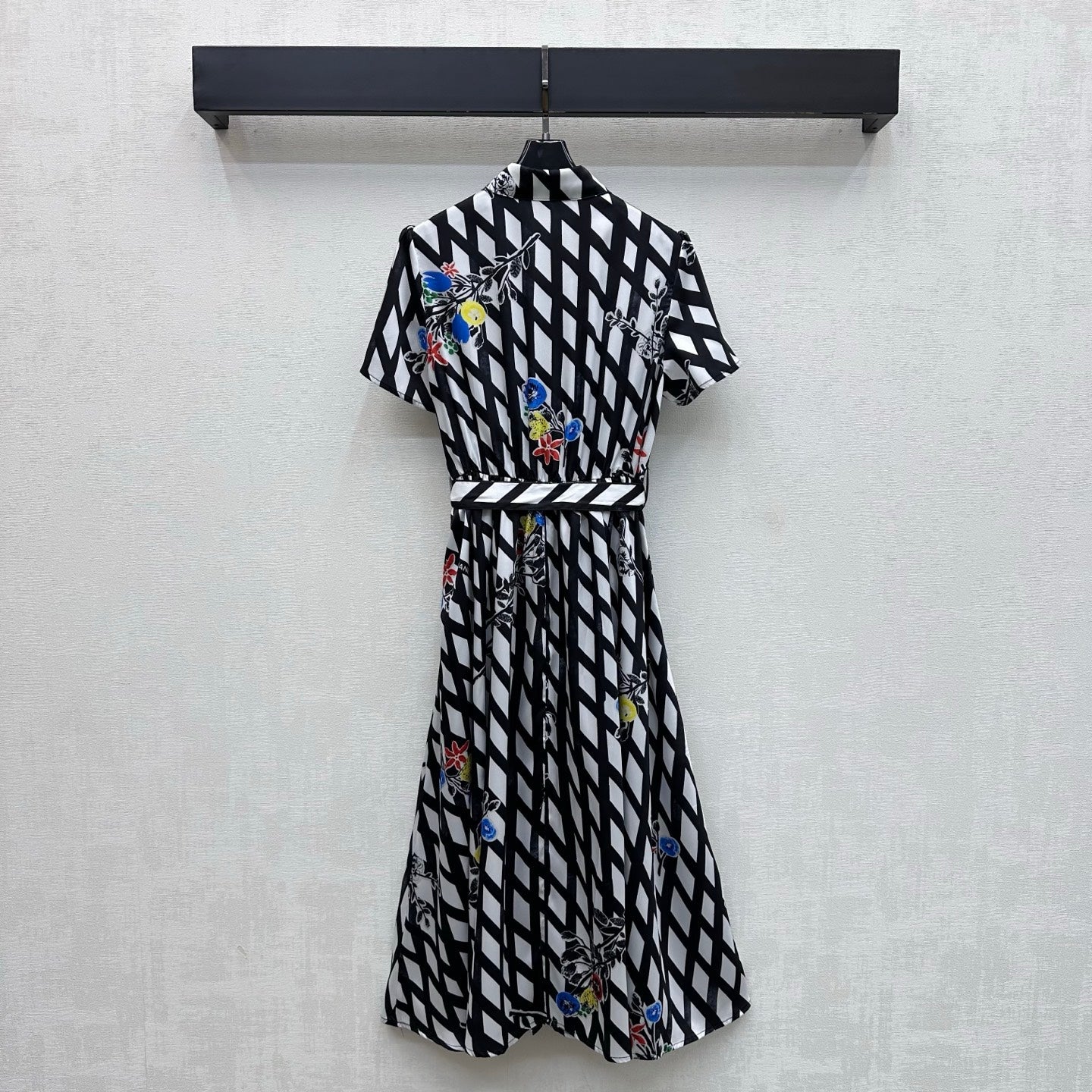 CHANEL 26S PATTERNED SHIRT DRESS STYLE 1169