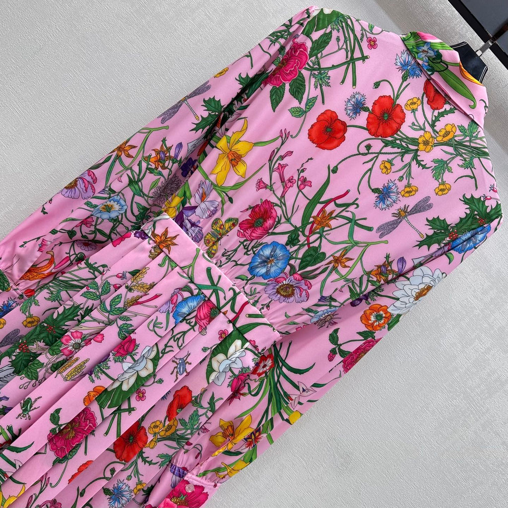 GUCCI 26S LONG PRINTED DRESS 300