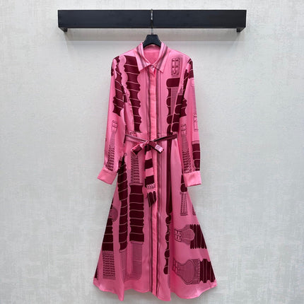 HERMES 26S SHIRT DRESS 709