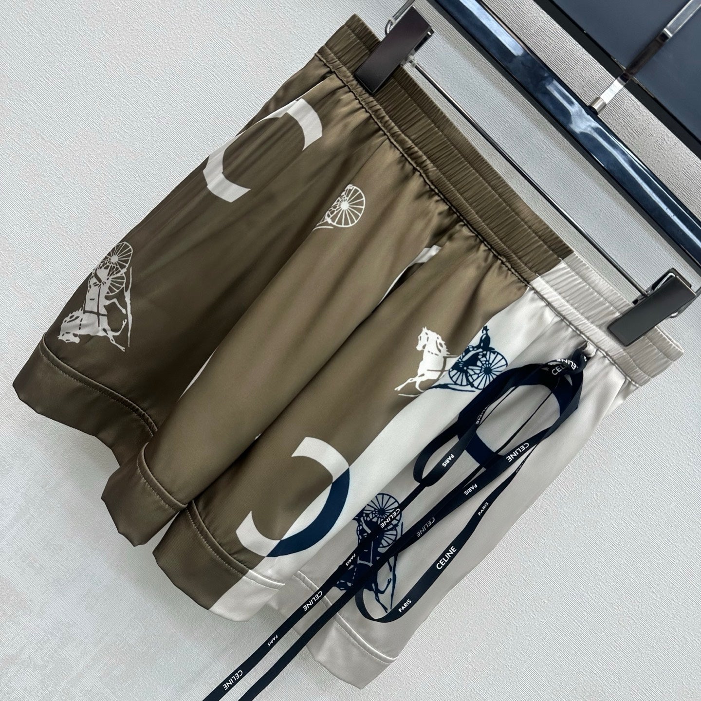 CELINE 26S SILK SHORTS 452