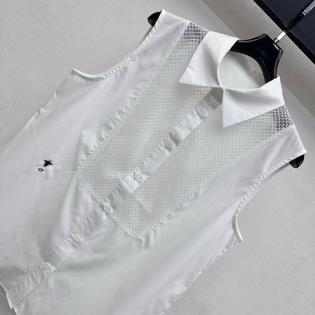 DIOR 26S SLEEVELESS BIB SHIRT 1333