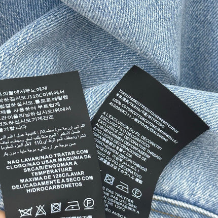 YSL 26S BOMBER DENIM JACKET 475