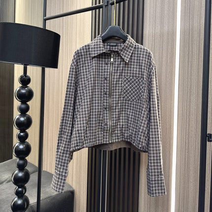 BALENCIAGA 26S ZIP-UP SHIRT JACKET 282