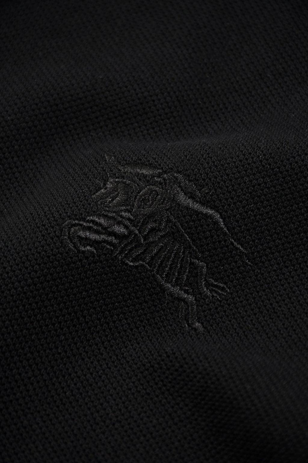 Burberry 25 Polo T- Shirt Black Cotton 232686