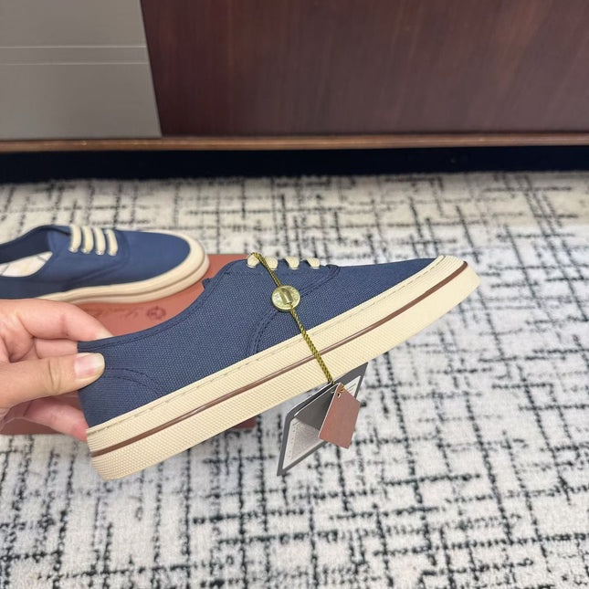 LP 26S SNEAKERS IN NAVY BLUE CANVAS FABRIC