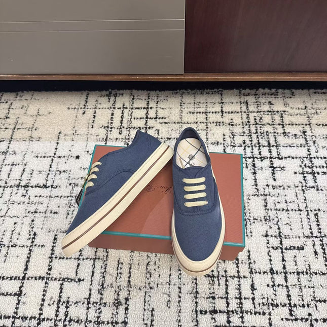 LP 26S SNEAKERS IN NAVY BLUE CANVAS FABRIC