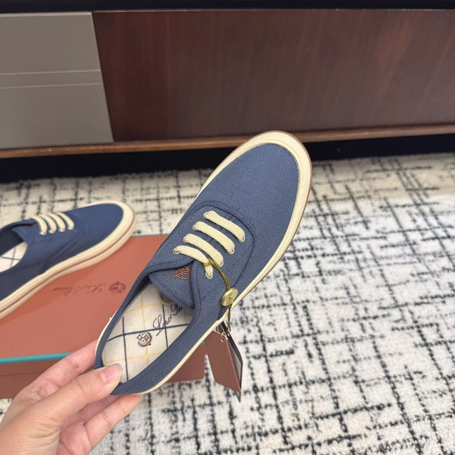 LP 26S SNEAKERS IN NAVY BLUE CANVAS FABRIC