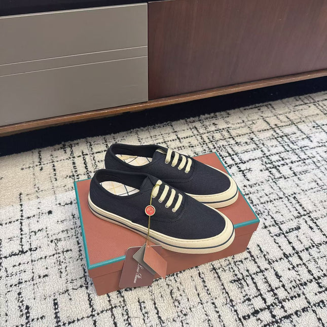 LP 26S SNEAKERS IN DARK NAVY BLUE CANVAS FABRIC