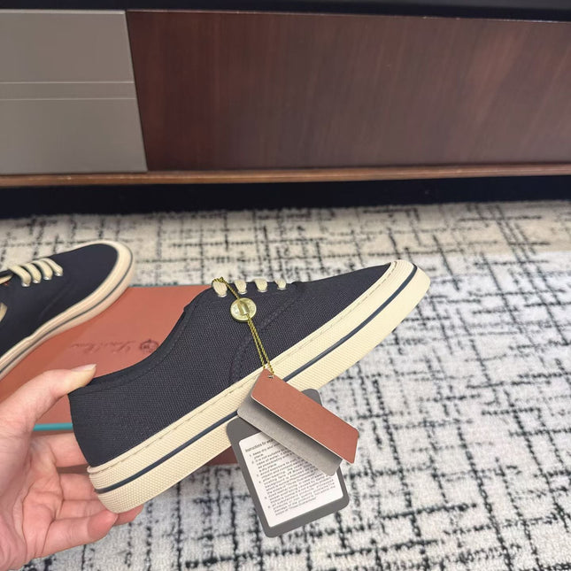 LP 26S SNEAKERS IN DARK NAVY BLUE CANVAS FABRIC