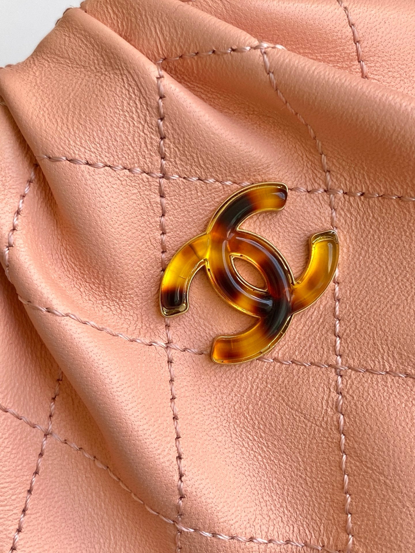 CHANEL 26S TOP HANDLE BAG 12 IN PINK LAMBSKIN GOLD HARDWARE
