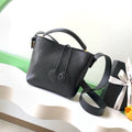 CHANEL 26S BUCKET SHOULDER BAG 26 IN BLACK CALFSKIN GOLD HARDWARE
