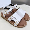 MINO SANDAL IN WHITE CALFSKIN