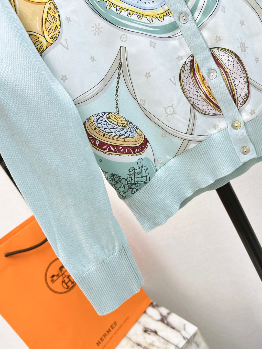 HERMES 26S KNIT CARDIGAN 506