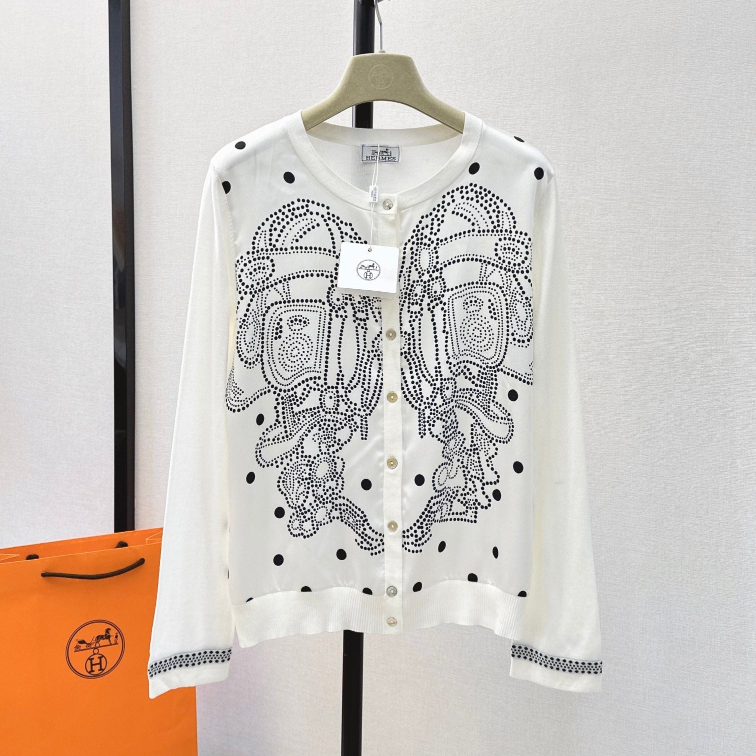 HERMES 26S KNIT CARDIGAN 502