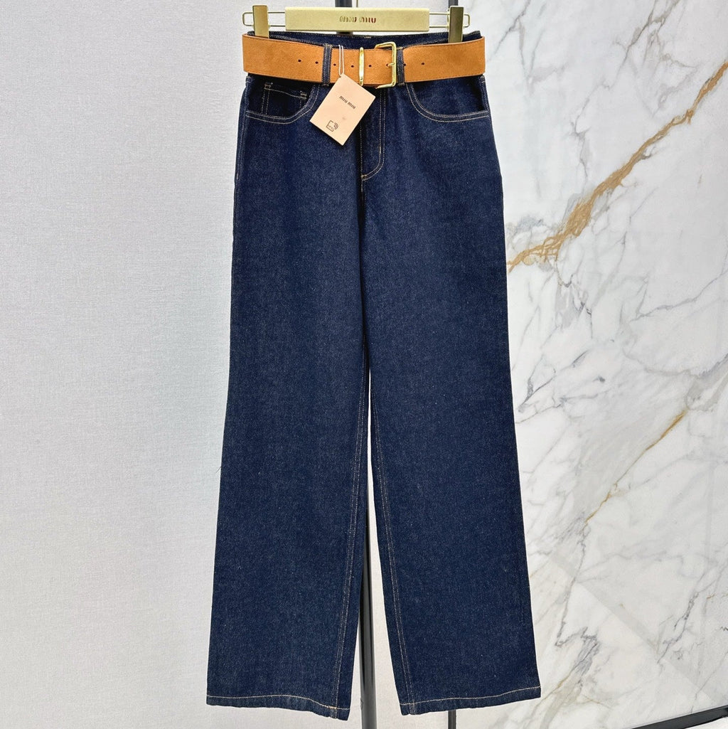 MIUMIU 26S WIDE LEG JEANS 974