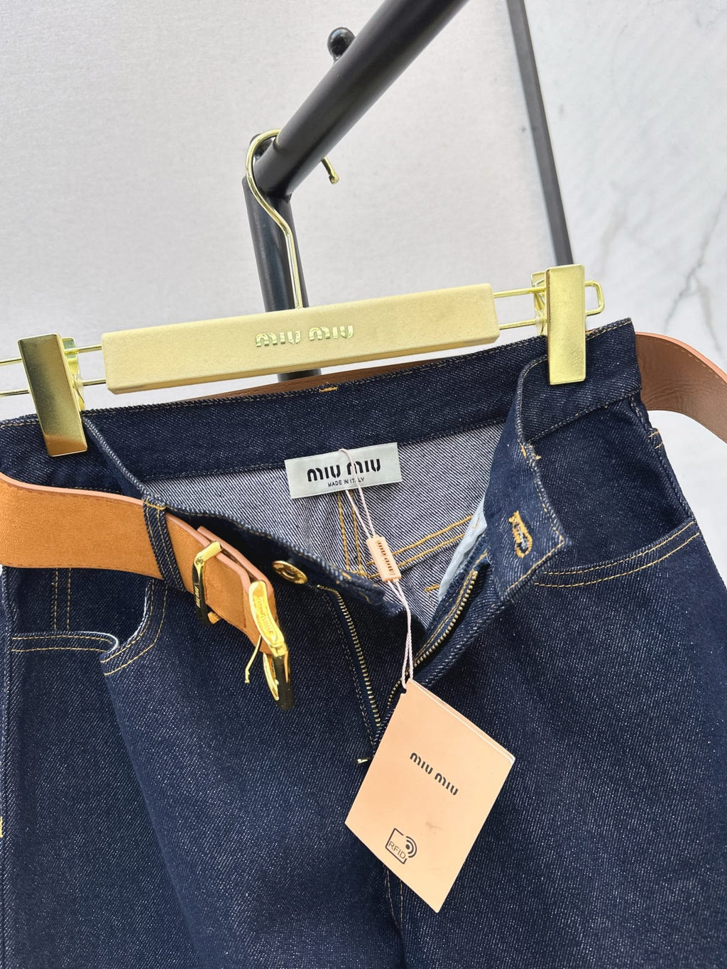 MIUMIU 26S WIDE LEG JEANS 974