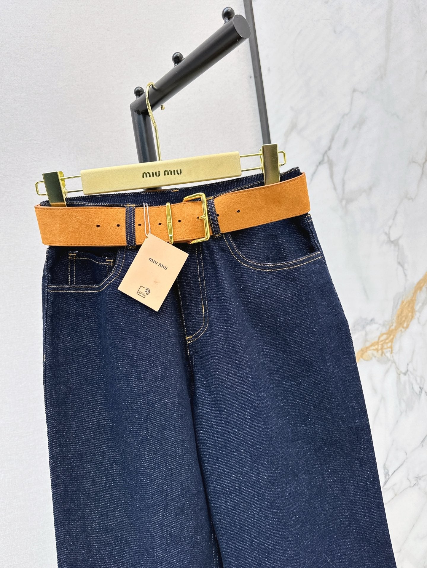 MIUMIU 26S WIDE LEG JEANS 974