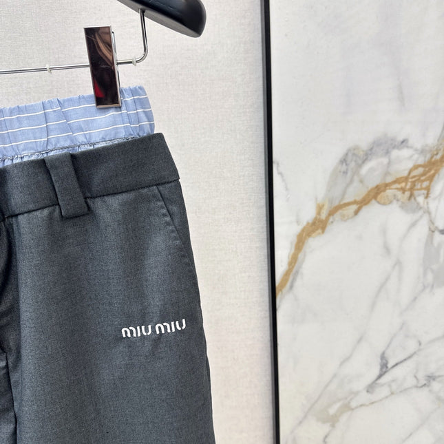 MIUMIU 26S STRAIGHT LEG PANTS 976