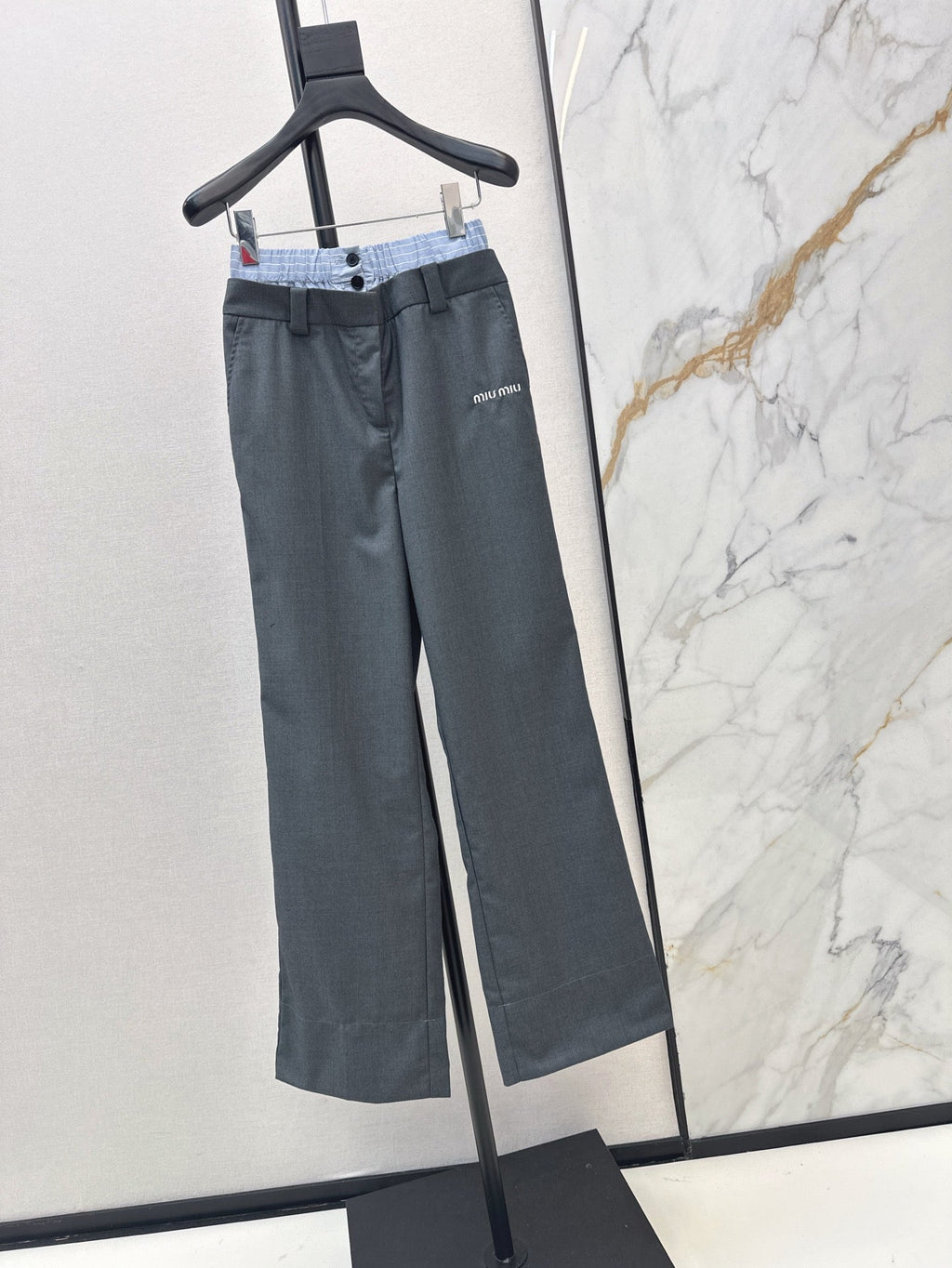 MIUMIU 26S STRAIGHT LEG PANTS 976