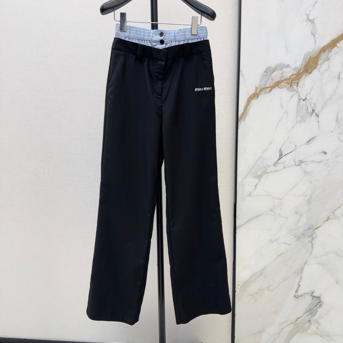 MIUMIU 26S STRAIGHT LEG PANTS 975