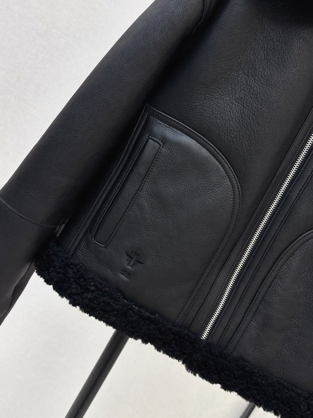 DIOR 25S SHERPA-COLLAR JACKET 542