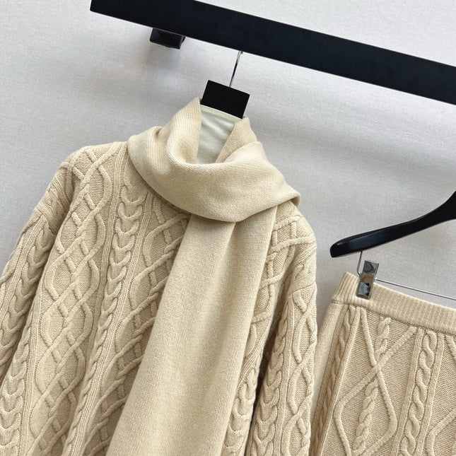 MAX MARA 25S KNIT SKIRT SET 091
