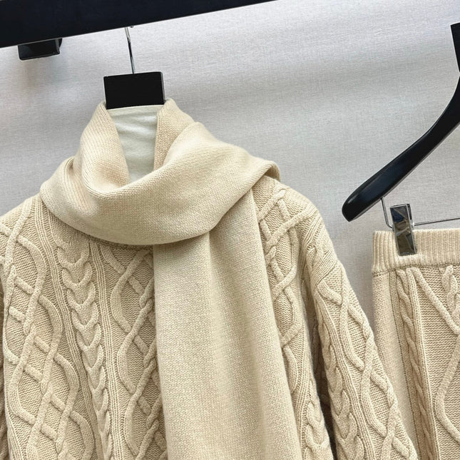 MAX MARA 25S KNIT SKIRT SET 091