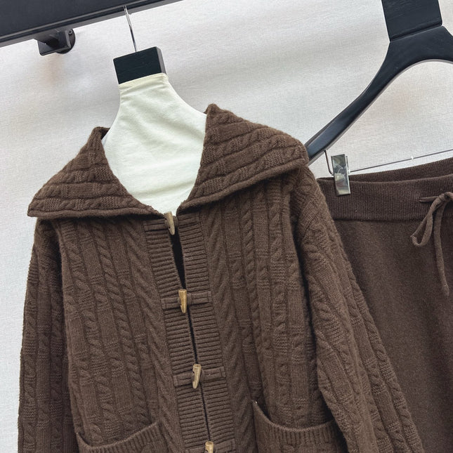 MAX MARA 25S OVERSIZED KNIT SET 034