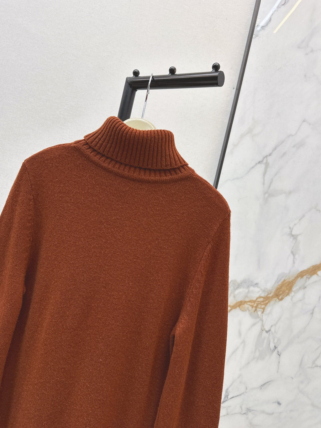 BURBERRY 26S TURTLENECK KNIT DRESS 420