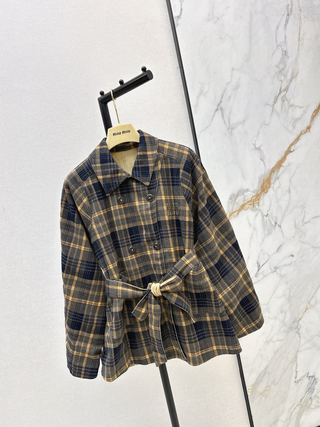 MIUMIU LONG REVERSIBLE COAT STYLE 747