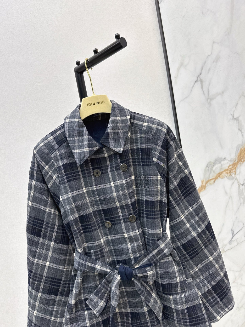 MIUMIU LONG REVERSIBLE COAT STYLE 746