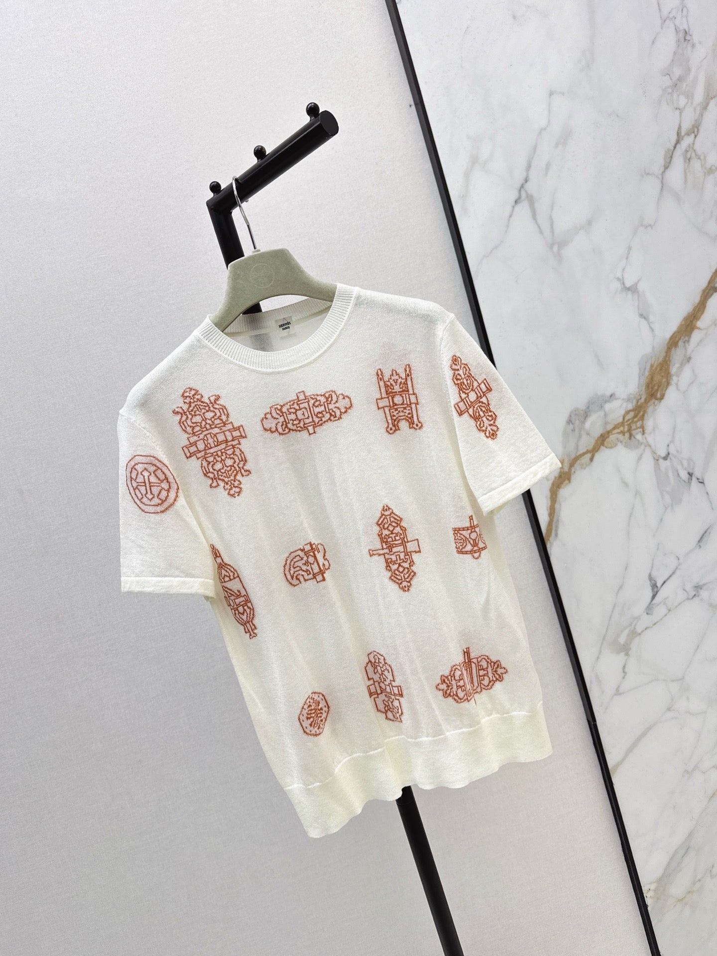 HERMES 25S CREW NECK T-SHIRT 422