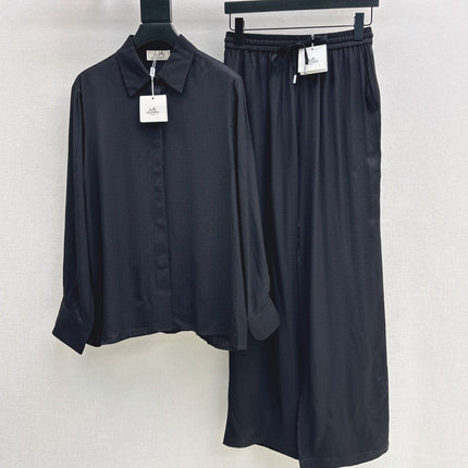 HERMES 26S SHIRT AND STRAIGHT-LEG TROUSERS SET 799