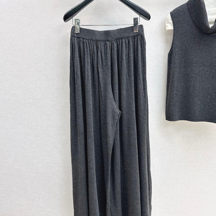 HERMES 26S SLEEVELESS TOP AND STRAIGHT-LEG TROUSERS SET 754
