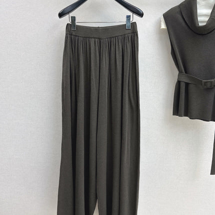 HERMES 26S SLEEVELESS TOP AND STRAIGHT-LEG TROUSERS SET 752