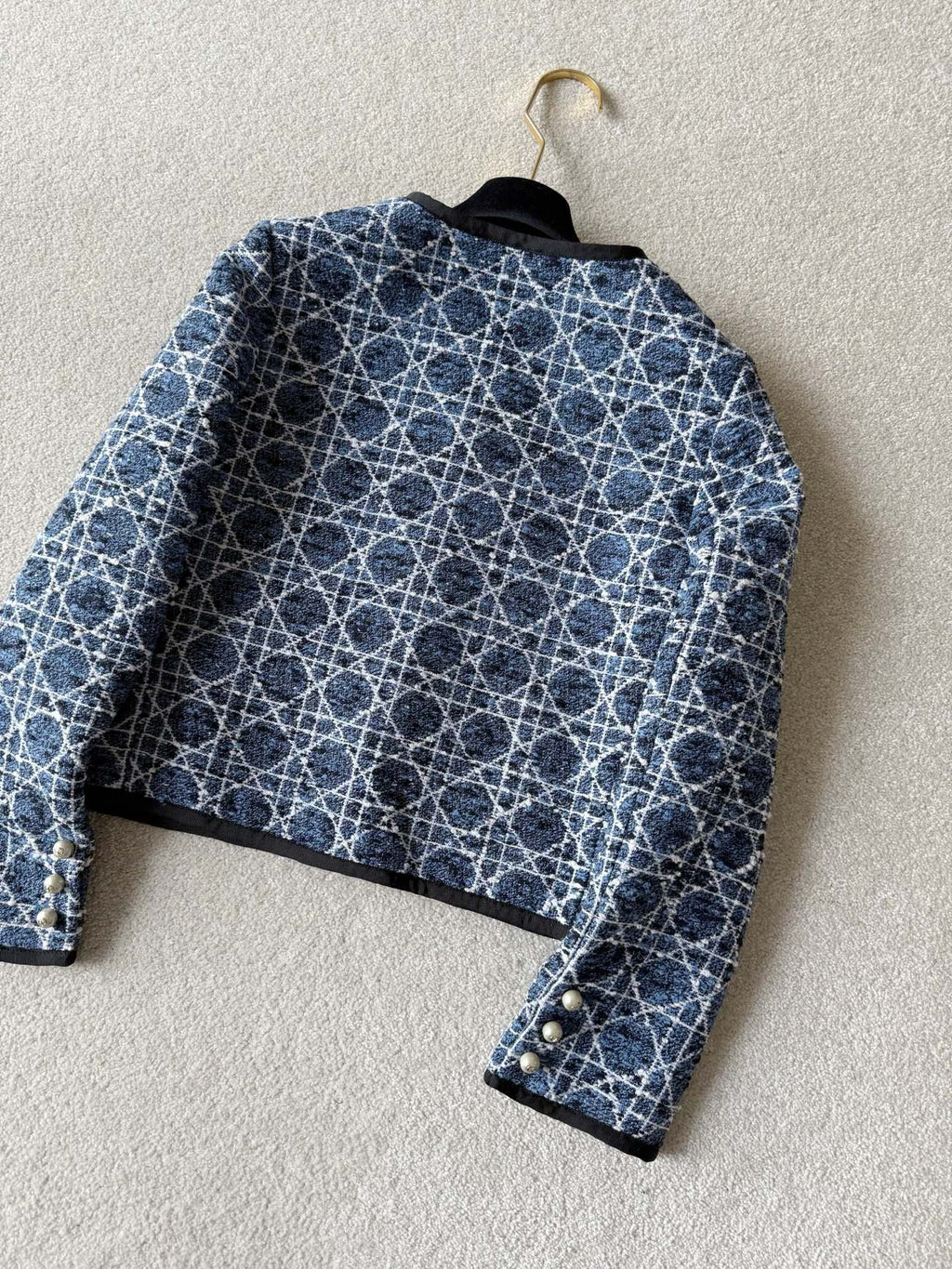 DIOR 25S CANNAGE CROPPED JACKET STYLE 056
