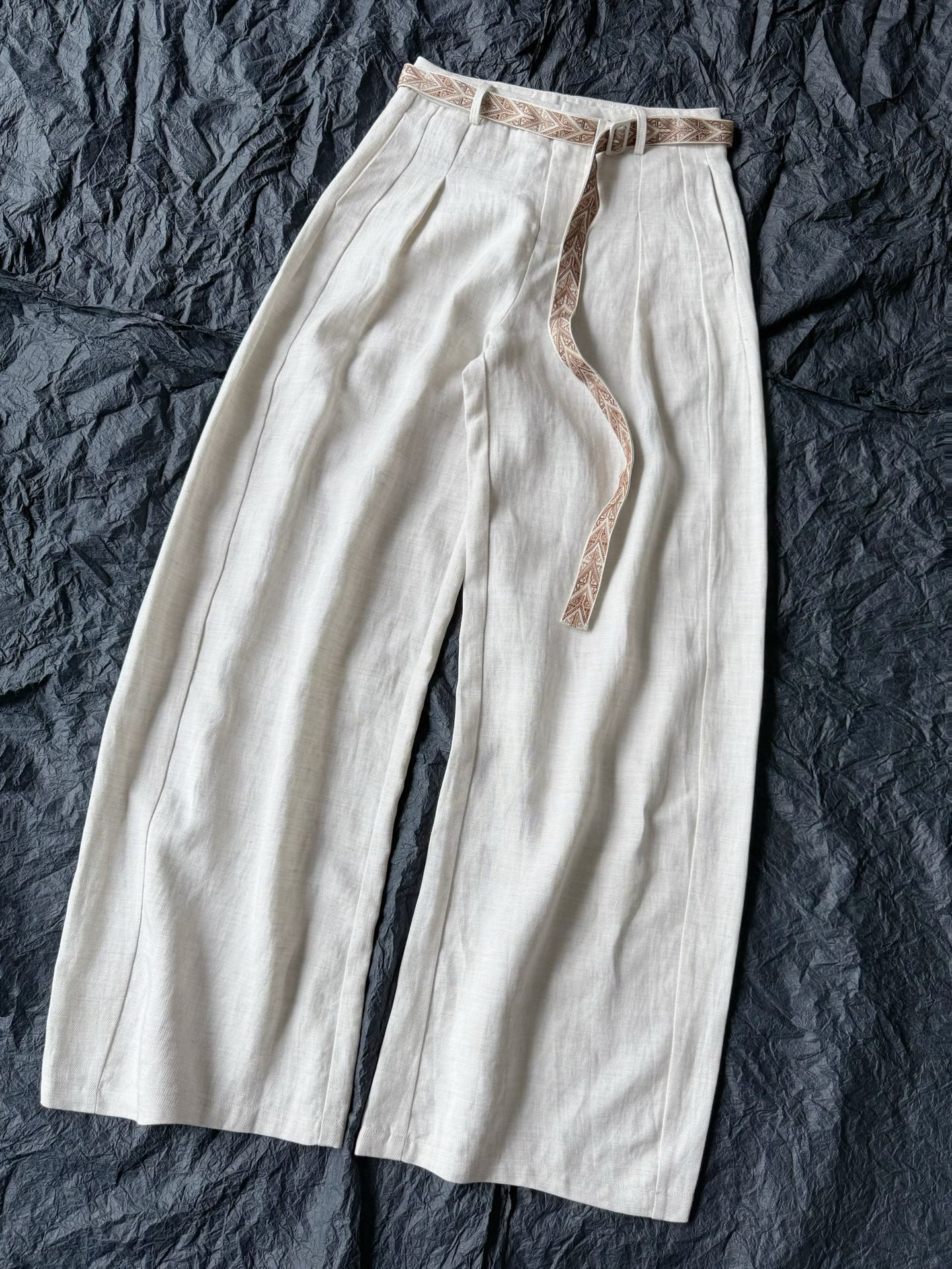LORO PIANA 26S WIDE LEG PANTS 716