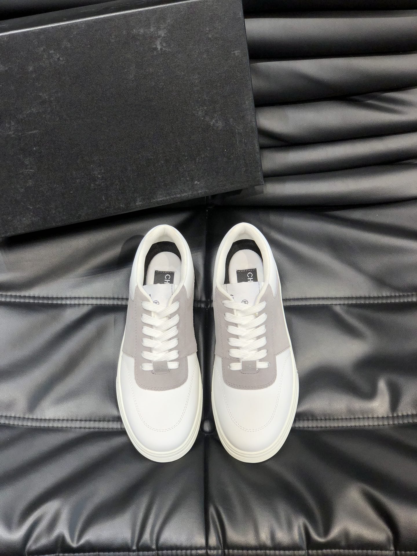 CC SNEAKERS TRAINERS GREY SUEDE LEATHER