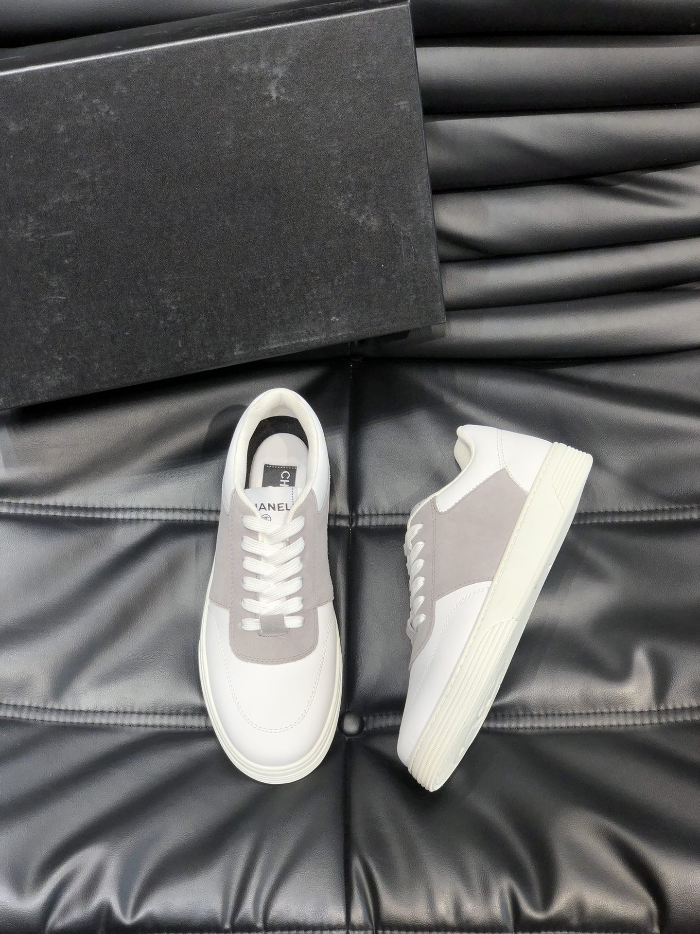 CC SNEAKERS TRAINERS GREY SUEDE LEATHER