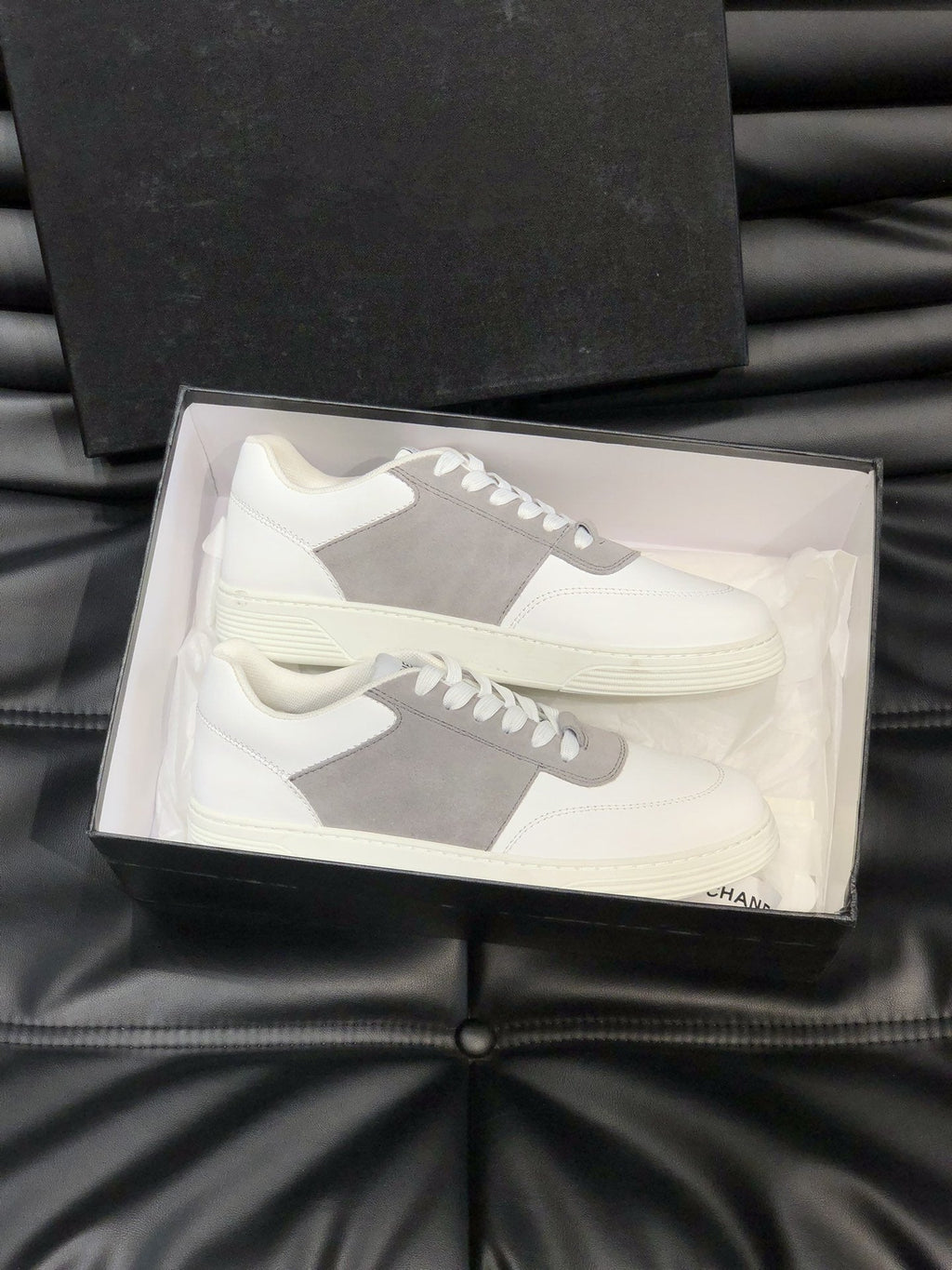 CC SNEAKERS TRAINERS GREY SUEDE LEATHER