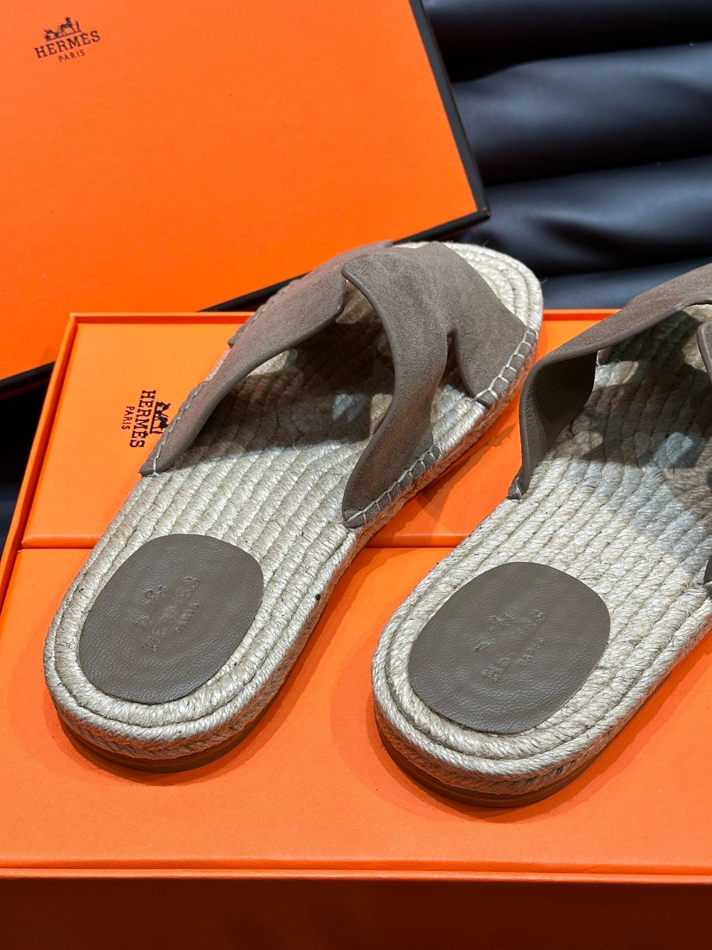 HM ANTIGUA ESPADRILLE SANDAL PEANUT SUEDE