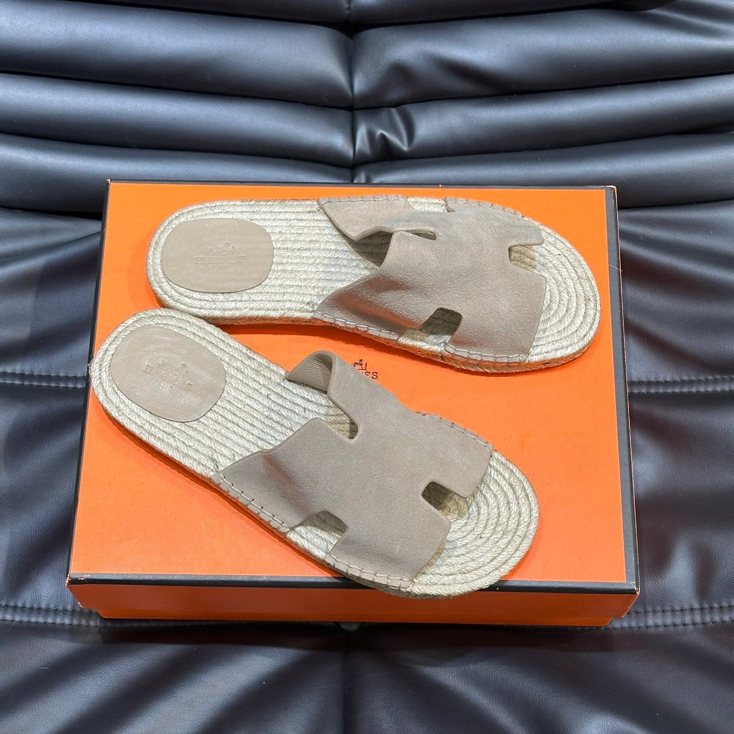 HM ANTIGUA ESPADRILLE SANDAL BEIGE SUEDE