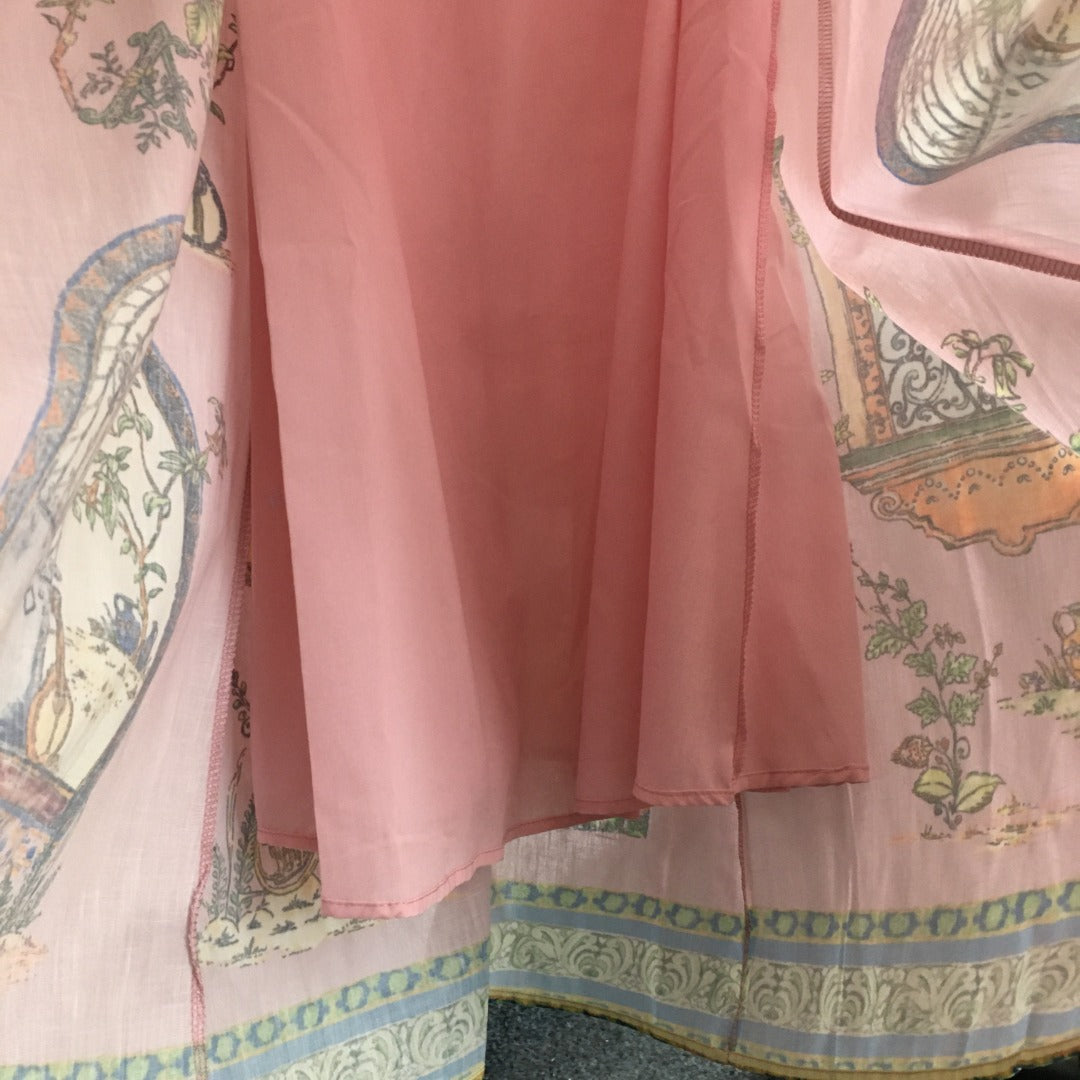 ZIMMERMANN 26S PUFF SLEEVE PATTERNED DRESS STYLE 19