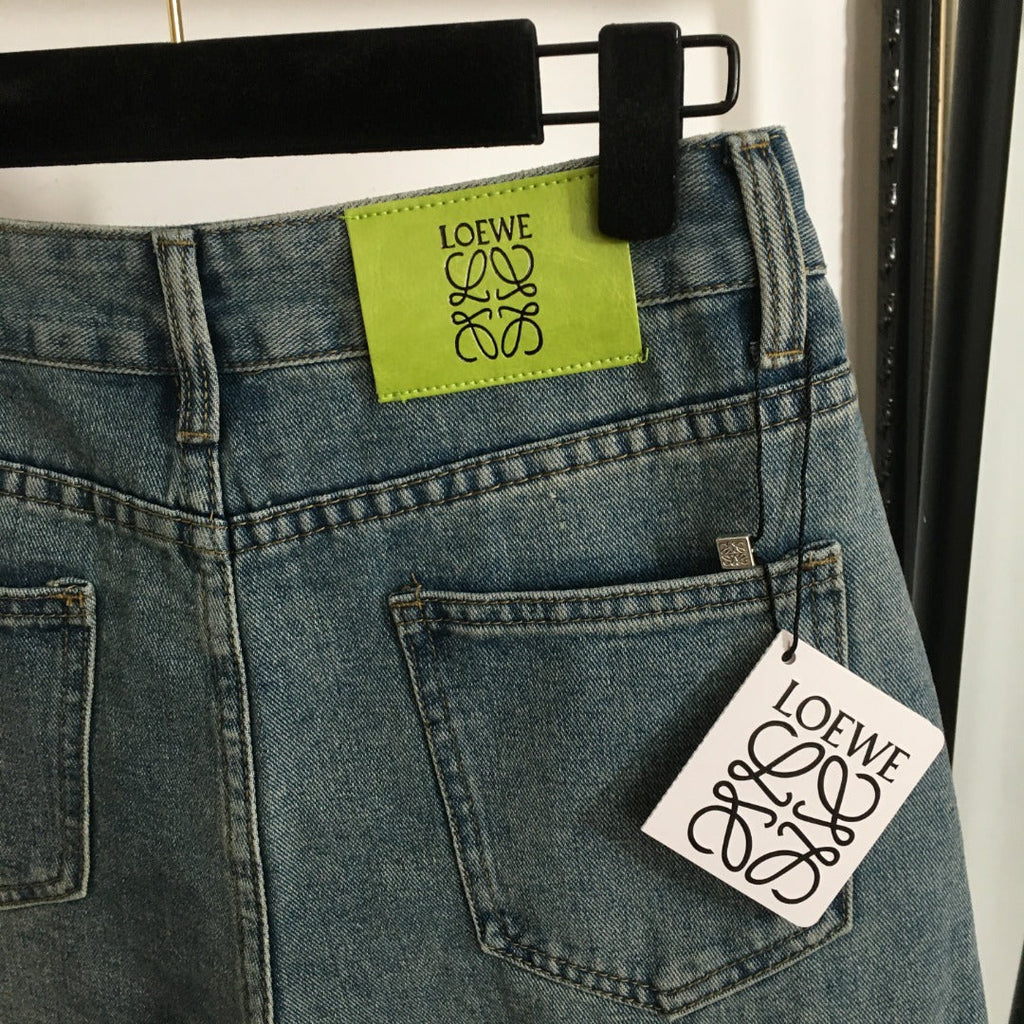 LOEWE 26S DENIM SHORTS 465
