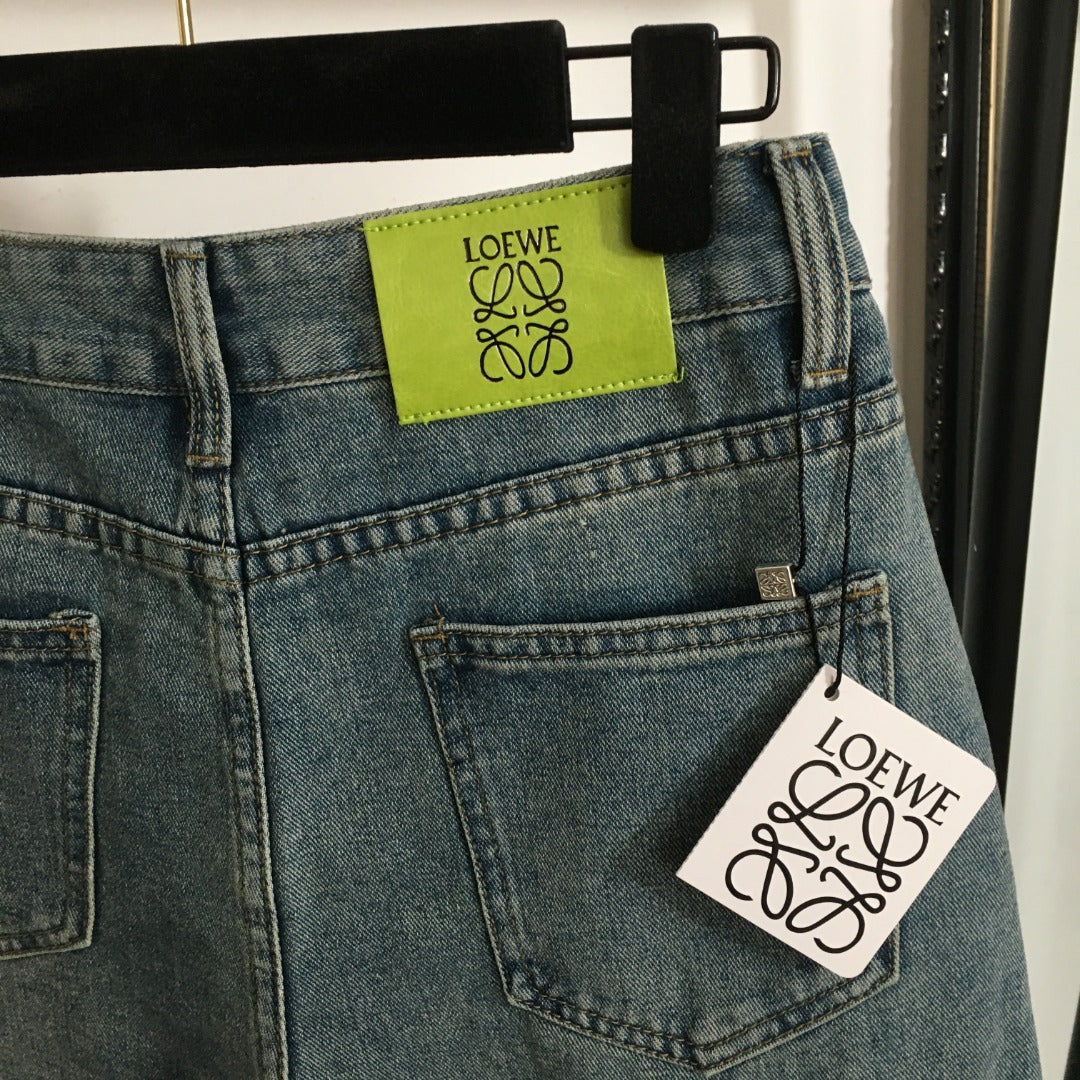 LOEWE 26S DENIM SHORTS 465