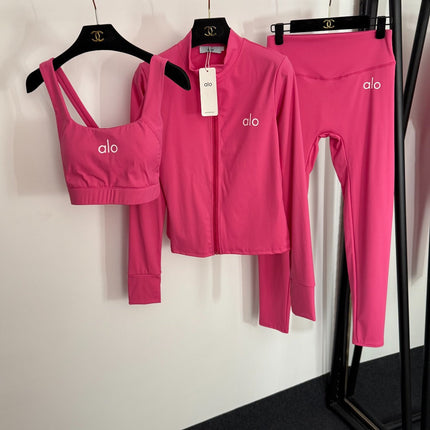ALO 26S 3-PIECE YOGA SPORTSWEAR SET 325