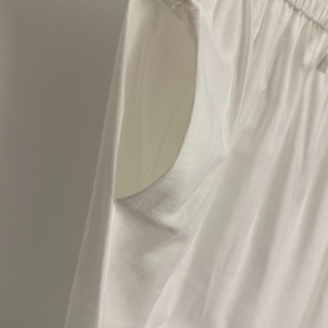 LORO PIANA 26S SLEEVELESS VEST AND WIDE LEG PANTS SET 804