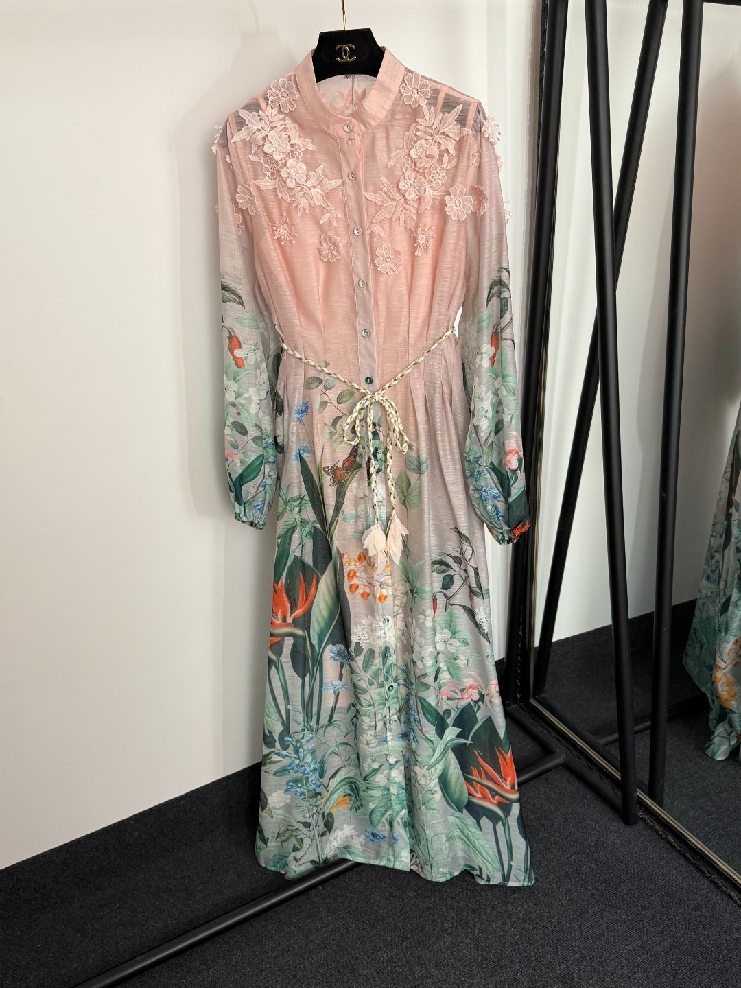 ZIMMERMANN 26S LACE EMBROIDERED DRESS STYLE 144