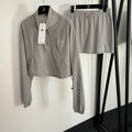 ALO LONG SLEEVE TOP & SPORTY SKIRT SET STYLE 79